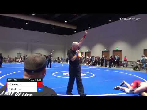 220 Lbs 1st Place Match - Dylan Russo, OH Vs Charles Higdon, GA 6c50