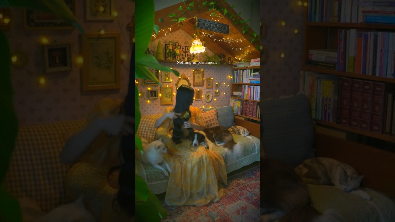 Enjoy Slow Moments with My Fur Friends in The Nook 🐾🌿