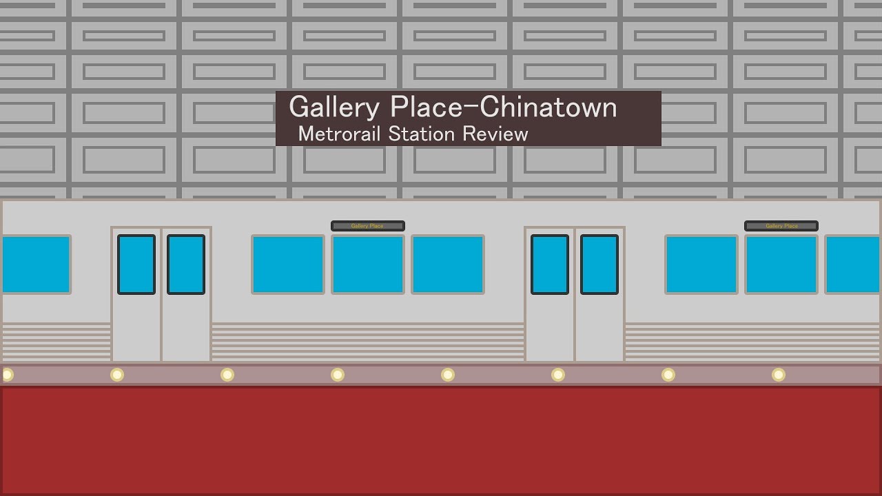 Gallery Place Chinatown Metro Station Tour and Historical Review - Washington DC Metro System