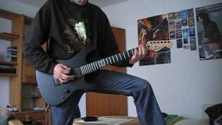 Job for a Cowboy - Coalescing Prophecy Guitar Cover( Lead Guitar)