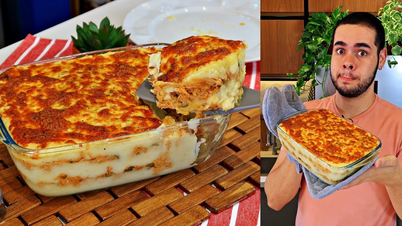 A MELHOR RECEITA DE ESCONDIDINHO DE FRANGO QUE VOCÊ VAI VER