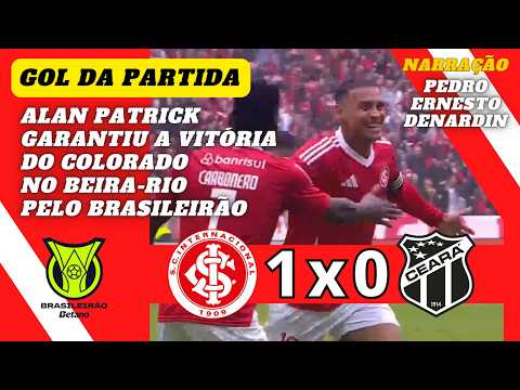 ALAN PATRICK garantiu a vitória do COLORADO | Inter 1x0 Ceará | Gol Narração Pedro Ernesto Denardin