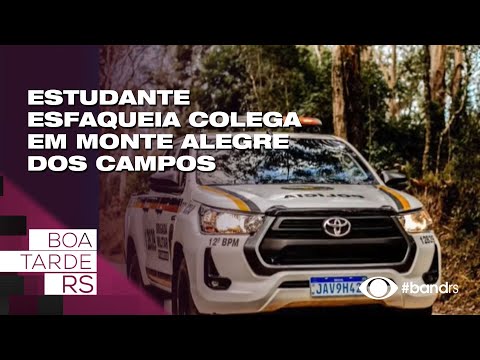 Estudante esfaqueia colega em Monte Alegre dos Campos