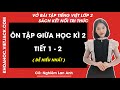Vở bài tập Tiếng Việt Lớp 2 Ôn tập giữa học kì 2 (Tiết 1 - 2)