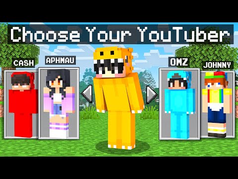 Minecraft, But You Can Choose Your YOUTUBER!
