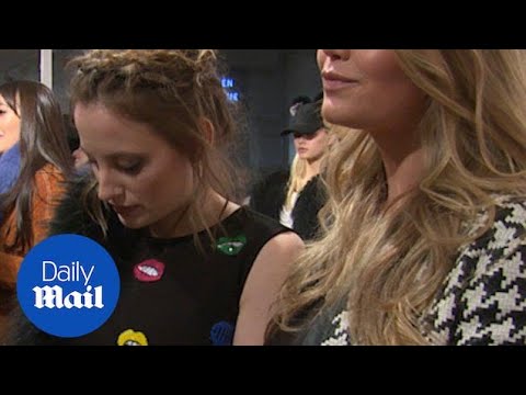 Lady Kitty Spencer looks chic at Charlotte Simone's LFW show - Daily Mail