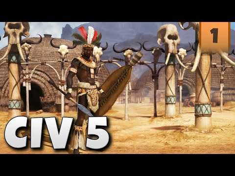 Civ 5: Shaka - Ep.1 - This is a very strange start...