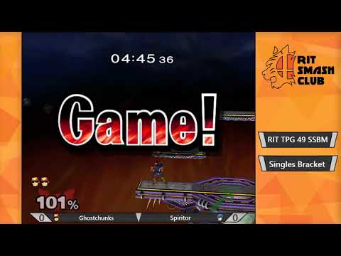 RIT TPG 49 SSBM - Winners - Ghostchunks (Captain Falcon) vs Spiritor (Marth)