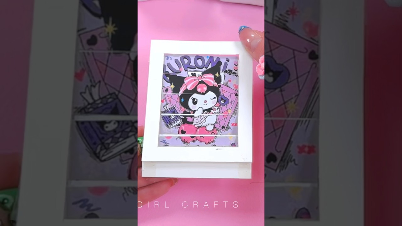 Kuromi, My Melody Magic Card - Cute Paper Crafts #shorts #sanrio