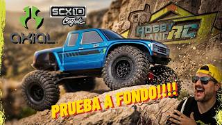 ⚡¿Este coche RC barato DESTROZA a uno de 500€?⚡ el 🐺Axial COYOTE🐺scx10 3 🔰Crawler TRIAL🔰 😲BARATO😲