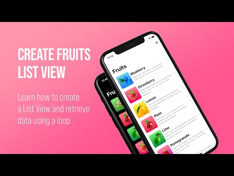 Learn How To Develop a List View With SwiftUI Framework using Xcode Editor on macOS - Part 5