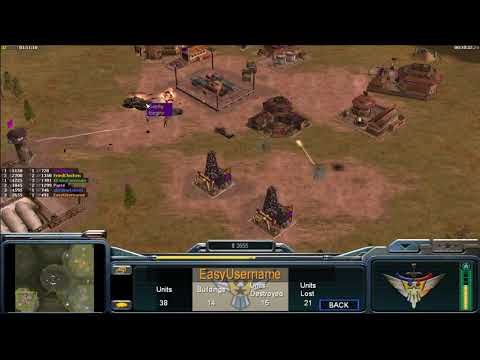 CNC Generals Zero Hour : 2v2v2 Defcon