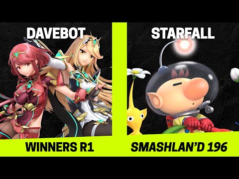 SmashLAN'd 196 Winners R1 - DaveBot (Pyra/Mythra) vs starfall (Olimar) - SSBU Tournament