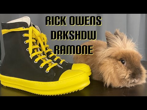 Sneaker Appointment: How to style Rick Owens DRKSHDW Ramones in 2021 (REVIEW/ON-FEET).