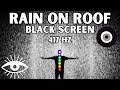 Remove Negative Energy & Heal Trauma | Rain On Roof | Black Screen | 417 Hz + Delta Waves