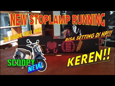 STOPLAMP RUNNING 20 MODE SCOOPY NEW