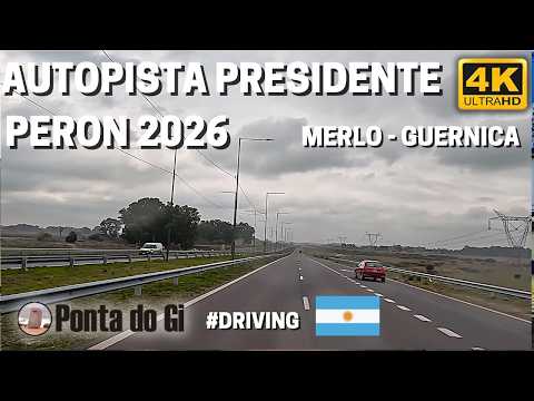 Autopista Presidente Perón - Recorrido total habilitado julio 2026 SIN CORTES - AMBA 4K ARGENTINA