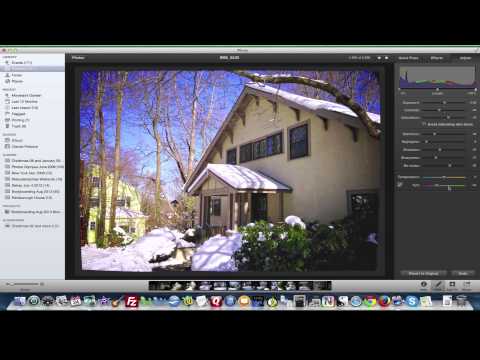 iPhoto 11 - How To Use iPhoto's Photo Edit Feature