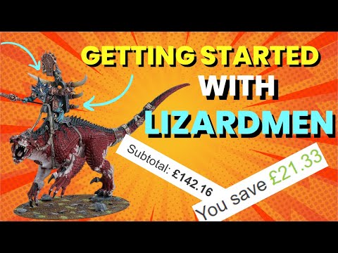 1000pts in UNDER £150 | Getting Started with Lizardmen in the Old World
