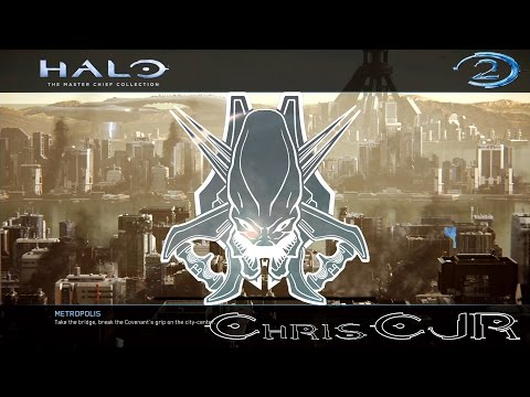 HALO 2 Anniversary Legendary Mission 5 Metropolis. 2 Players Xbox Live 1080p.