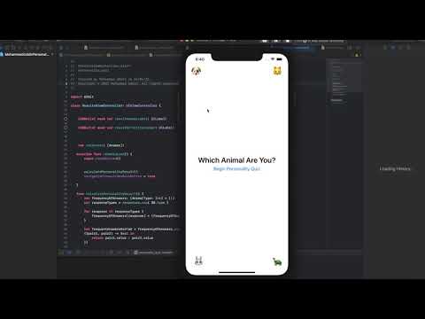Personality Quiz App - Swift Project