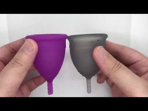Menstrual cup squish test: Lunette model 2 vs Saalt soft regular