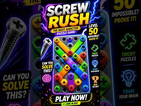 Screw Rush Puzzle Game
