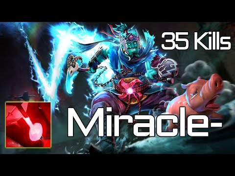 Miracle- 35 Kills Storm Spirit Gameplay Dota 2