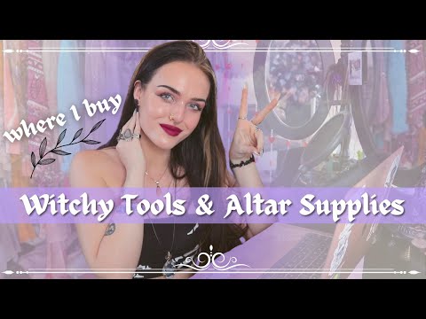 Where I Buy My Witchcraft Supplies & Altar Tools | Online Witchy Shop with me!
