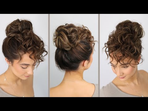How To Do A Curly Updo Hairstyle!