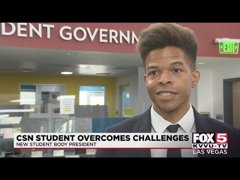 CSN student body president overcomes challenges: 'Education is power'