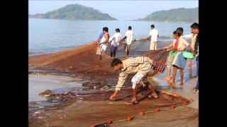 2013-11-22 Net fishing on Palolem beach