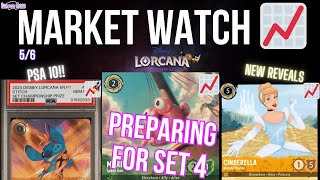 Disney Lorcana MARKET WATCH (How Much Will This PSA Stitch Sell For?) - Ep. 67 Monday 5/6