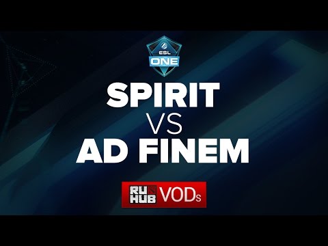 Team Spirit -vs- Ad Finem || ESL One Frankfurt Quals || Game 1