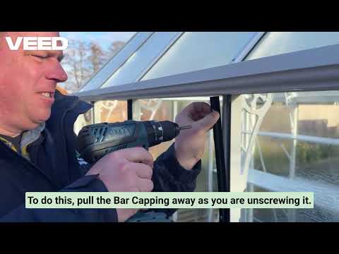 Greenhouse People YouTube video for Fit Glazing & Bar Capping on a Robinsons Greenhouse