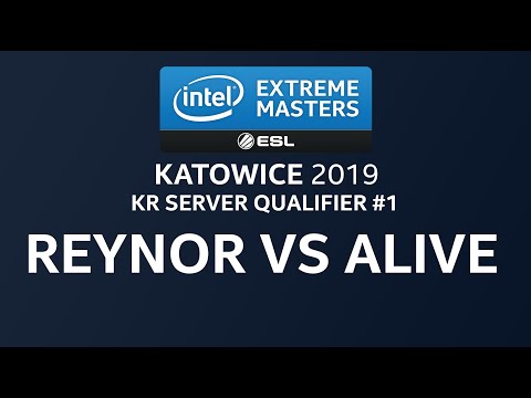 Katowice KR Server Qualifier #1: Reynor(Z) vs.aLive(T)