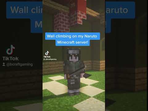 Insane Naruto Minecraft Server - Wall Climbing Madness!