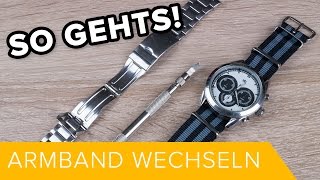So Gehts: Ein Uhrenarmband wechseln // DEUTSCH // TUTORIAL#2 // HD