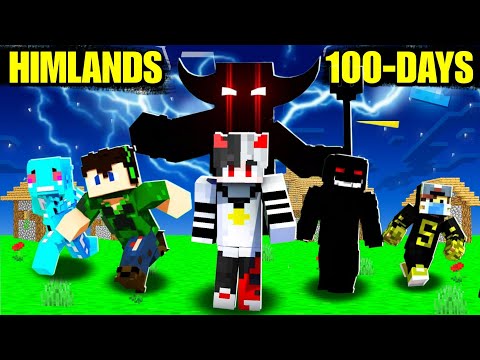 I Survived 100 Days in Himlands SMP | Minecraft 100 Days | ‎@YesSmartyPie