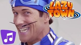 Lazy Town | No Ones Lazy In Lazy Town | Music Video | Kids Karaoke