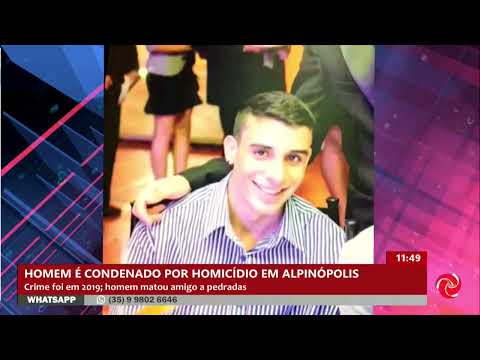Homem é condenado a 13 anos de prisão por homicídio em Alpinópolis