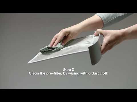 Blueair DustMagnet™ air purifier - Cleaning the pre-filters