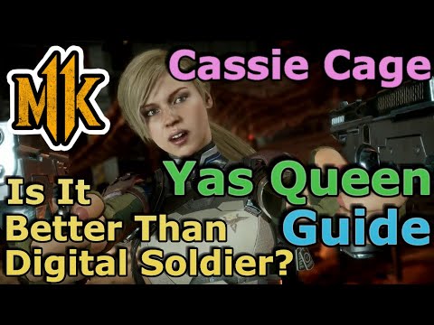 MK11 CASSIE CAGE YAS QUEEN GUIDE - IS IT BETTER THAN DIGITAL SOLDIER?? - Mortal Kombat 11