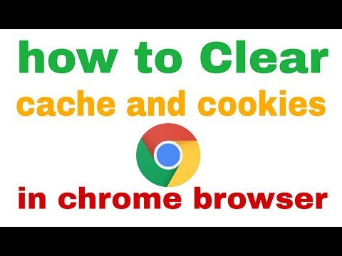 how to clear cache and cookies in chrome browser