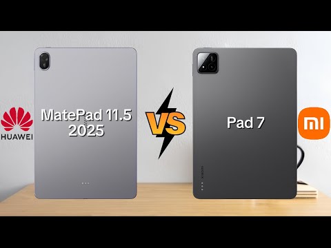 HUAWEI MatePad 11.5 (2025) vs XIAOMI Pad 7 | Full comparison