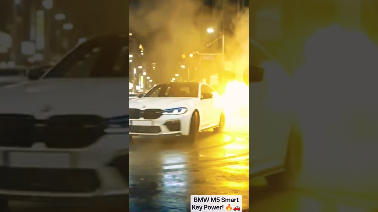 BMW M5 Smart Key Power! 🔥🚗 #shorts #bmw #smart key