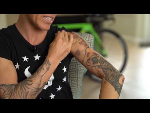 Pro Triathlete Heather Jackson's tatoos
