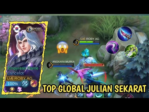 TOP GLOBAL LANCELOT VS JULIAN JJK GAME PLAY| MOBILE LEGENDS| SUPREME INDONESIA