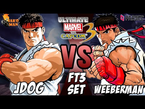 UMVC3 Parsec FT3 Set - JDog VS Weeberman (Ryu Mirrors)