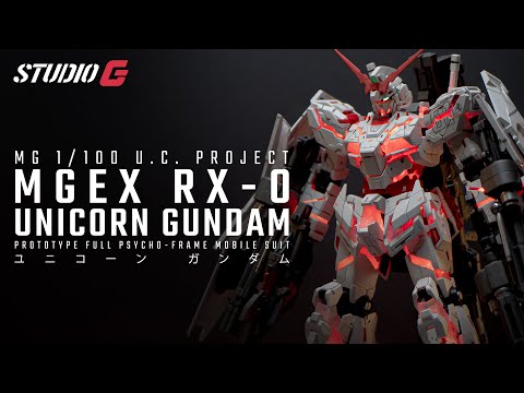 GUNPLA CUSTOM BUILD | MGEX UNICORN GUNDAM VER. KA + CITY DIORAMA